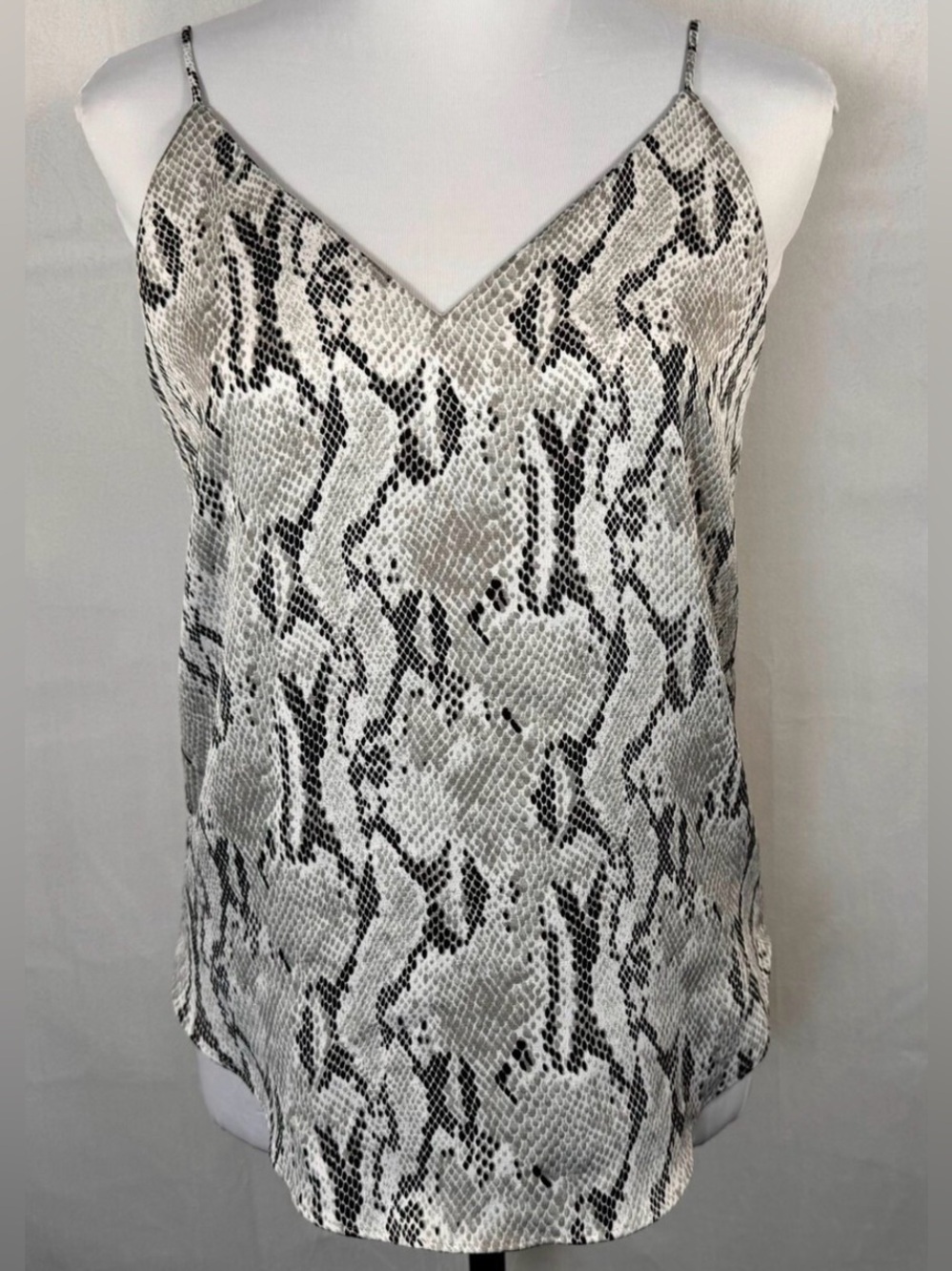 Express Snake Print V-Neck Cami Tank Top S